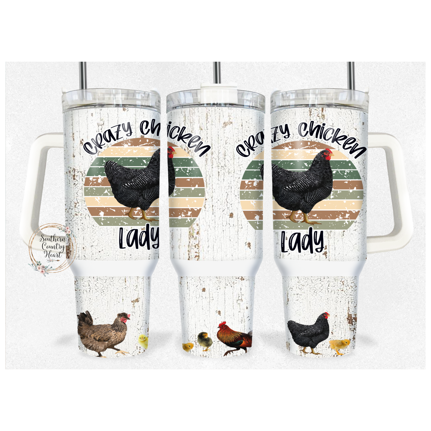 Crazy Chicken Lady - 40oz Tumbler