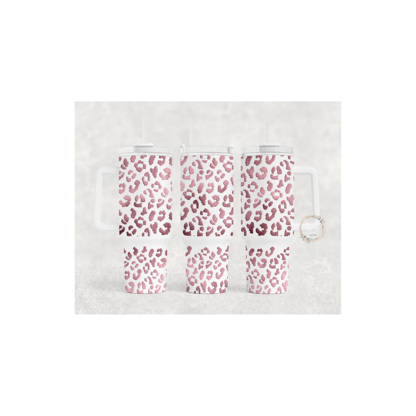 Leopard Rose Gold - 40oz Tumbler