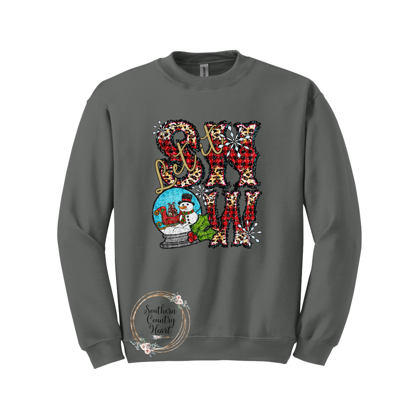 Let It Snow Snow Globe Sweatshirt