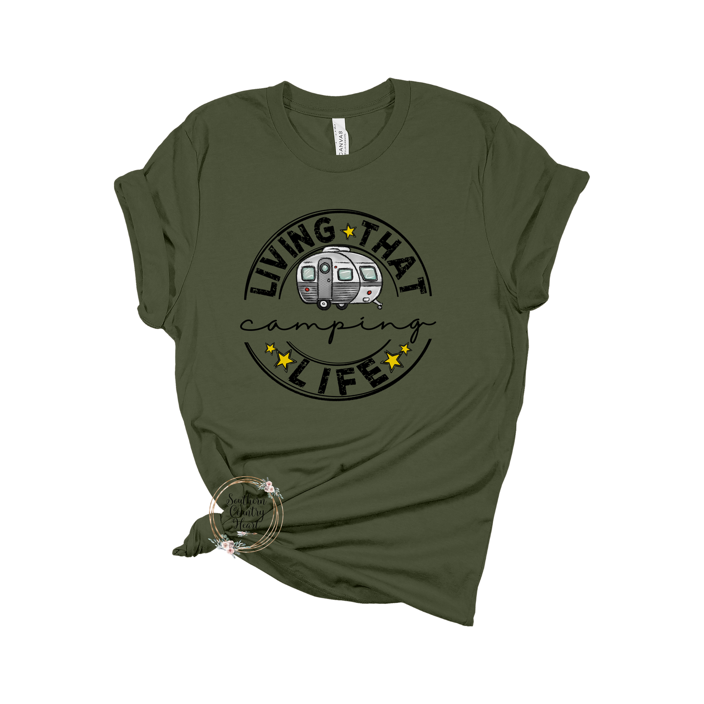 Living that Camping Life Tee-Shirt