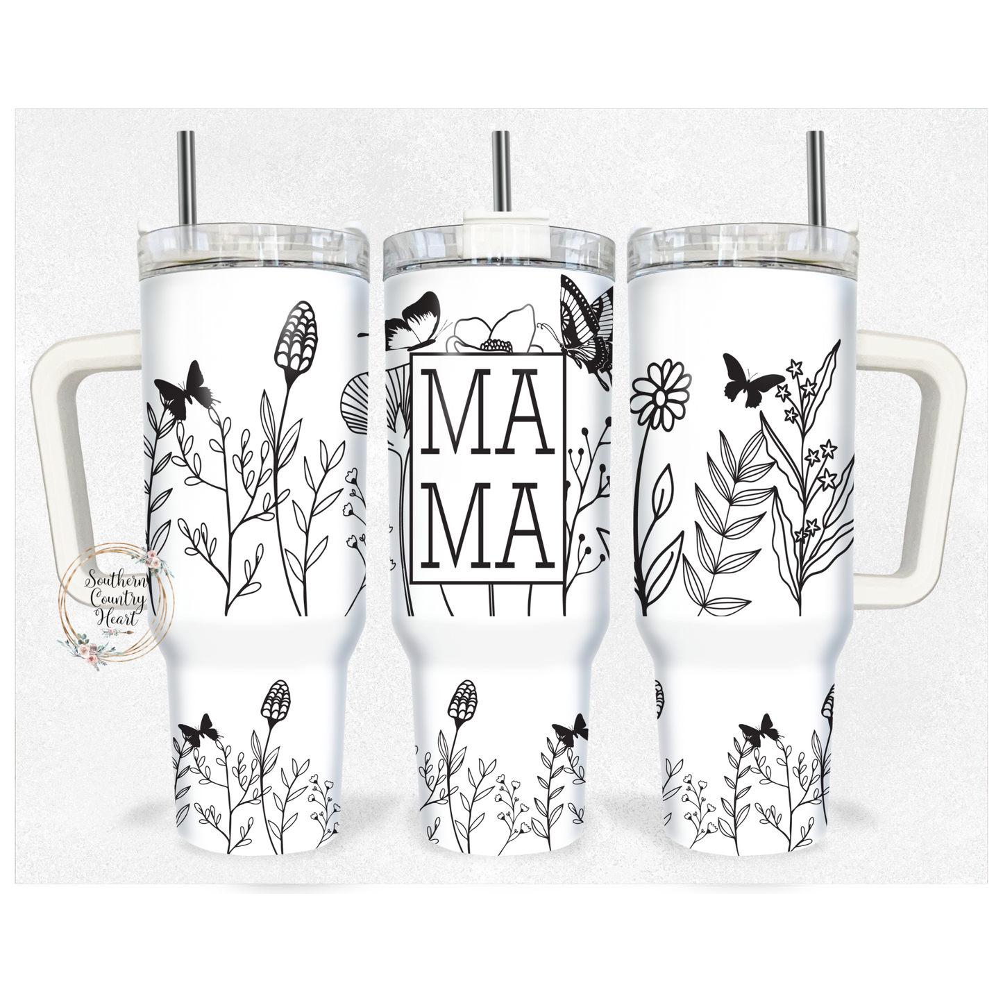 Mama Wildflower - 40oz Tumbler