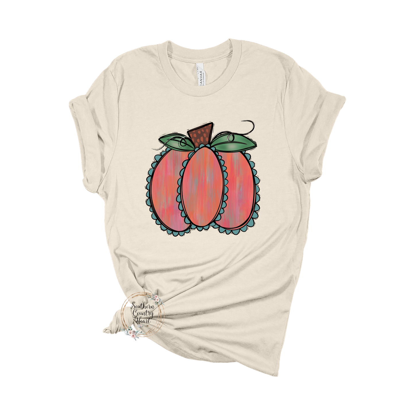 Painted Pumpkin Tee-Shirt