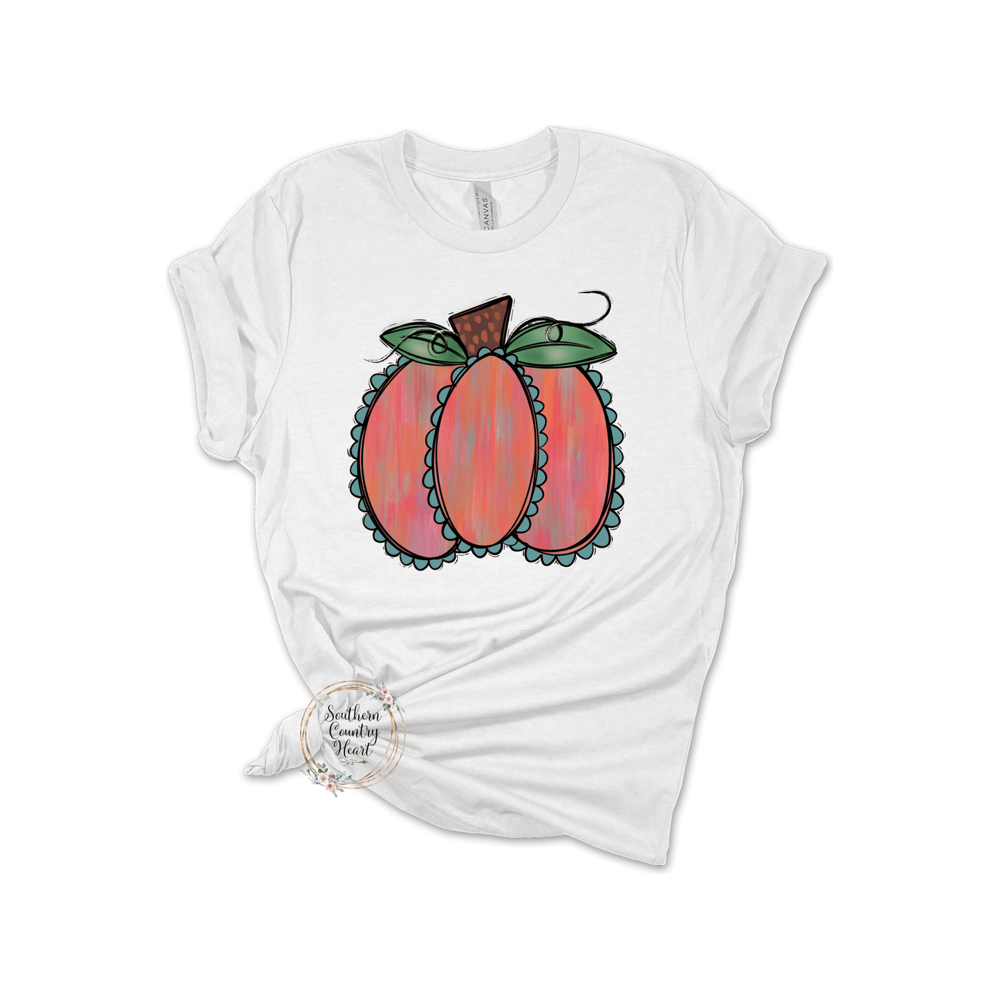 Painted Pumpkin Tee-Shirt