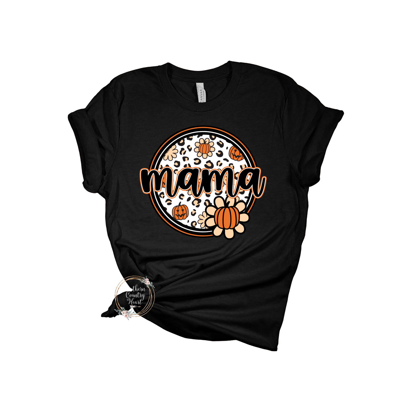 Pumpkin Circle Mama Tee-Shirt