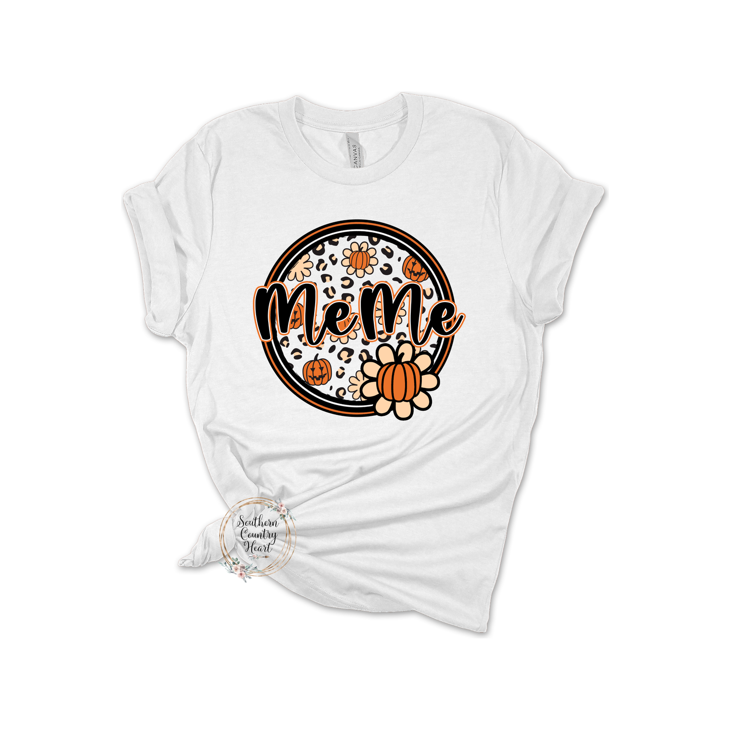 Pumpkin Circle MeMe Tee-Shirt