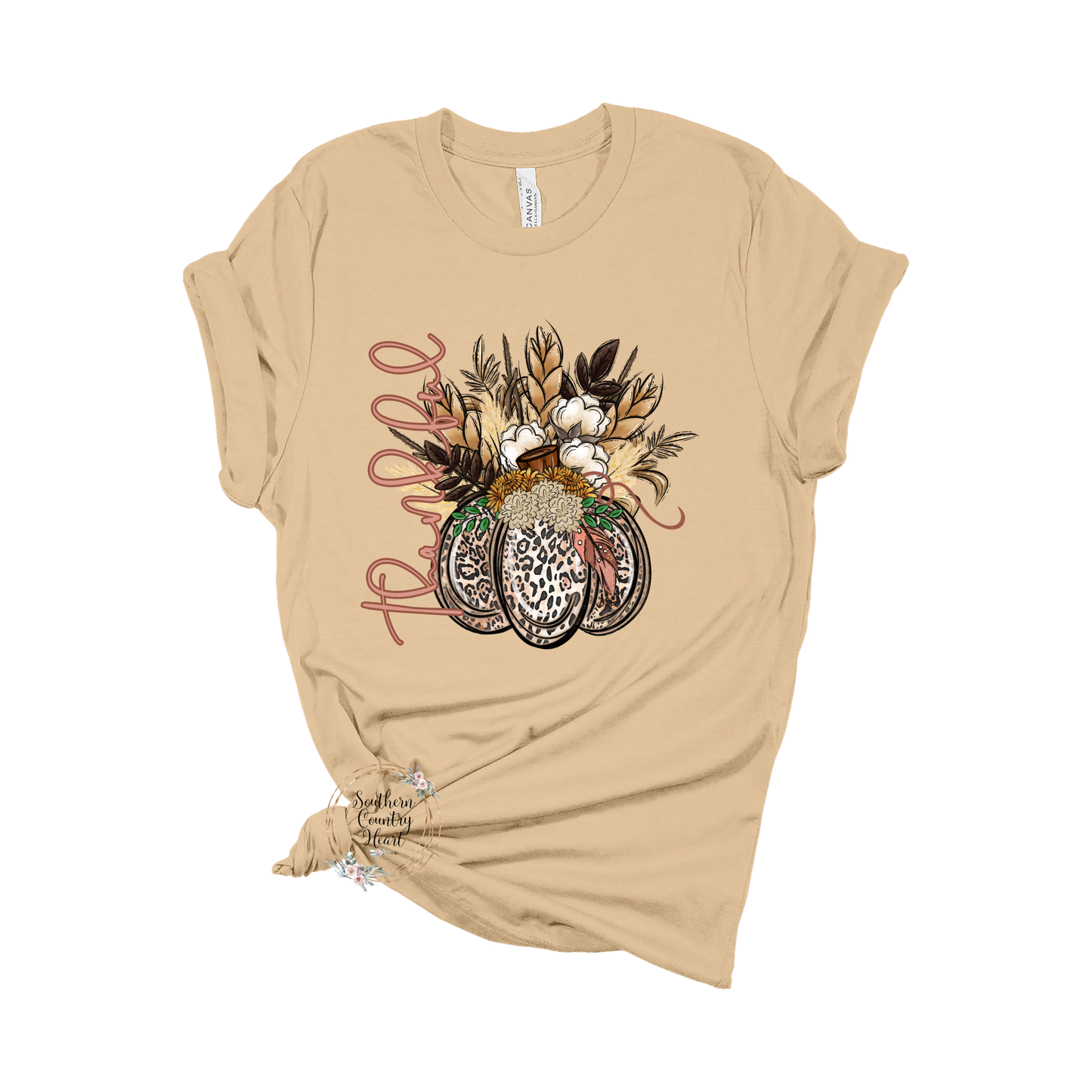 Thankful Fall Pumpkin Tee-Shirt