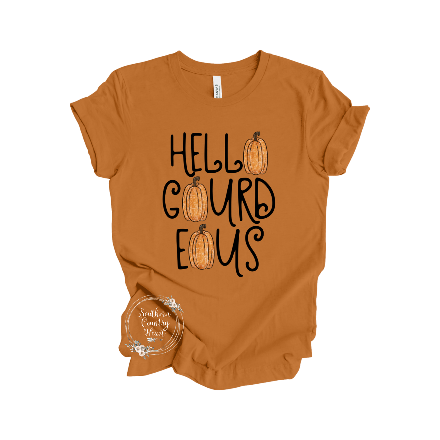 Hello Gourdeous Tee - Shirt - southerncountryheart.com