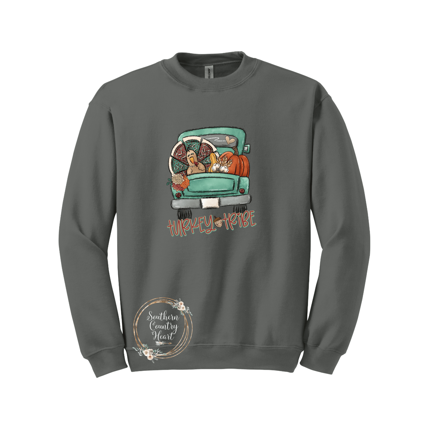 Turkey Tribe Sweatshirt - southerncountryheart.com