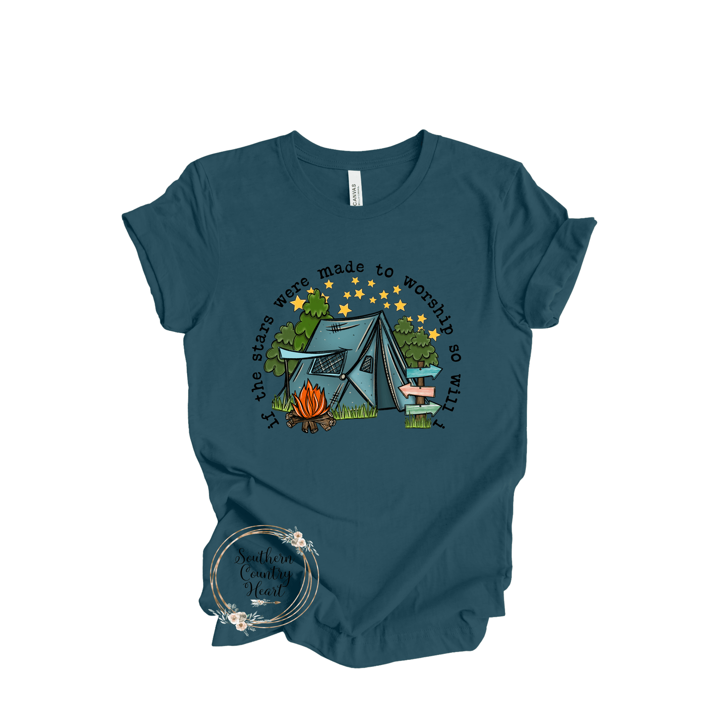 If The Stars Were Made to Worship Tee - Shirt - southerncountryheart.com