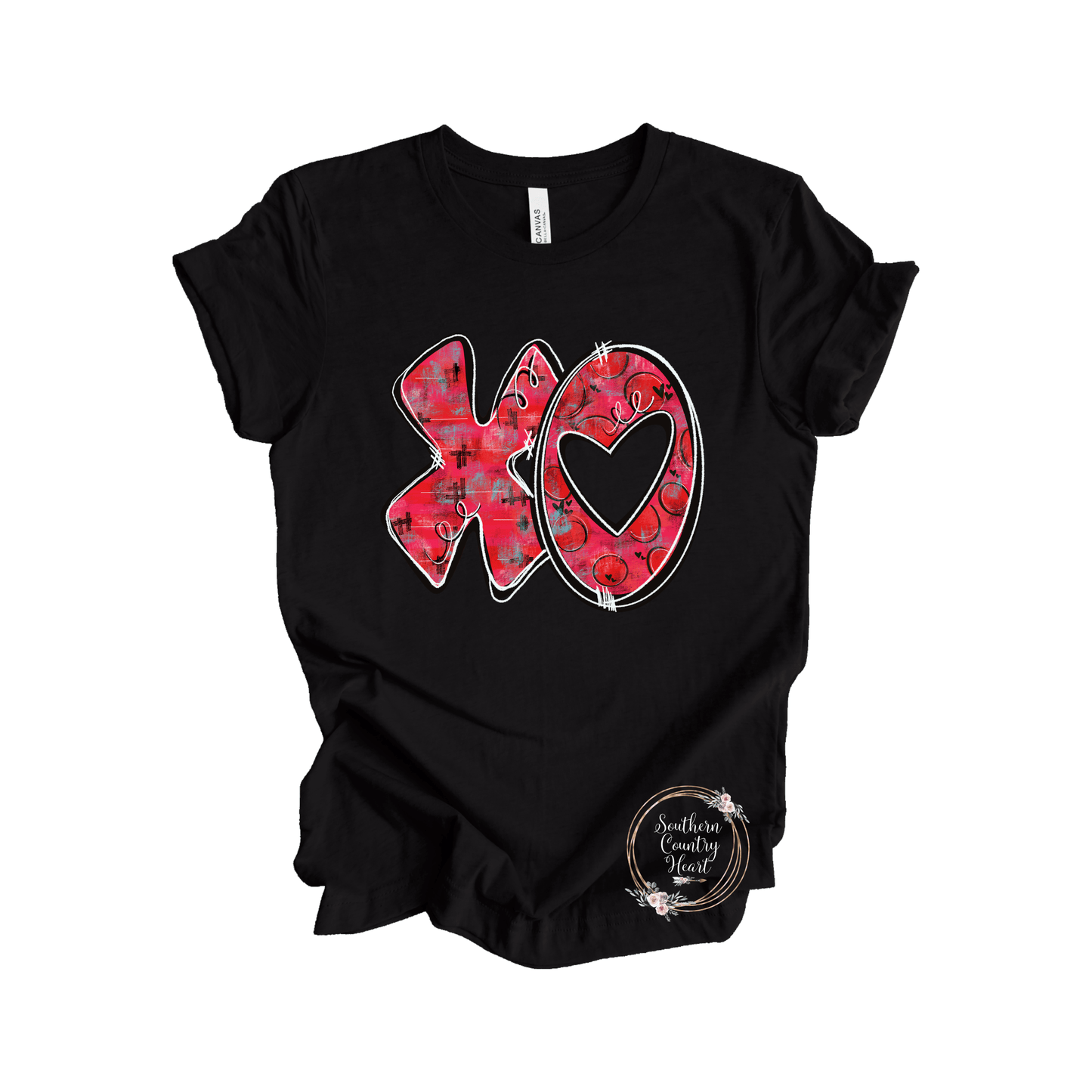 Grunge XO Tee - Shirt - southerncountryheart.com