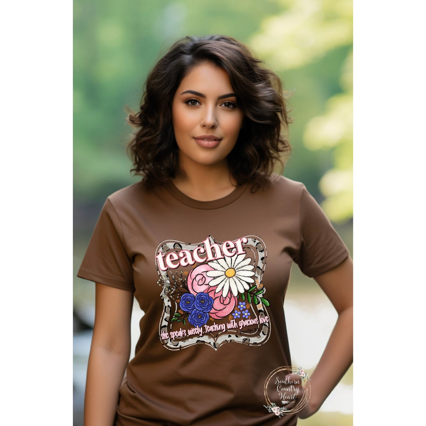 She Speaks Wisely Teacher Tee - Shirt - southerncountryheart.com