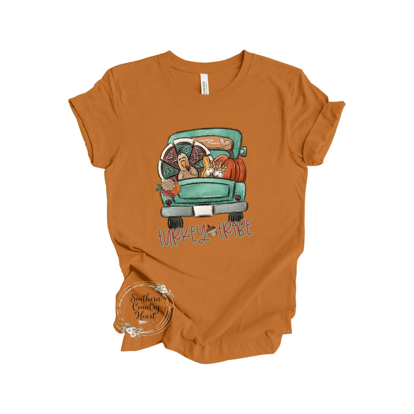 Turkey Tribe Tee - Shirt - southerncountryheart.com