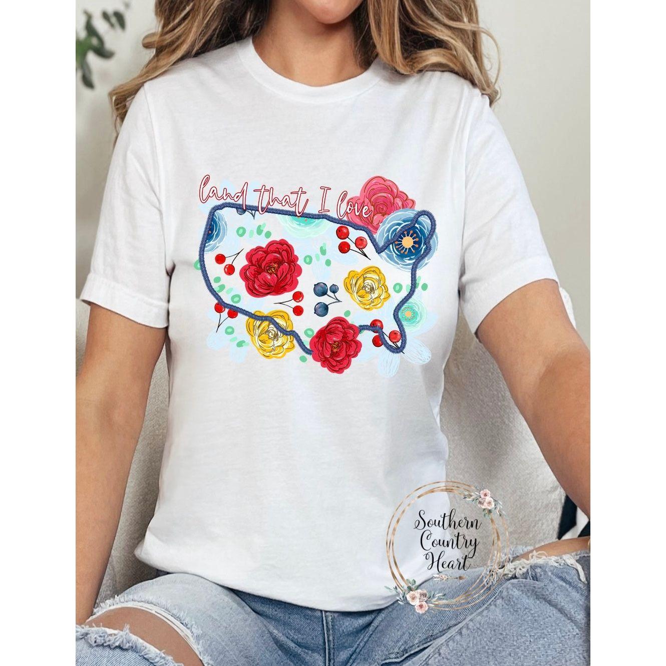 Land That I Love Tee - Shirt - southerncountryheart.com