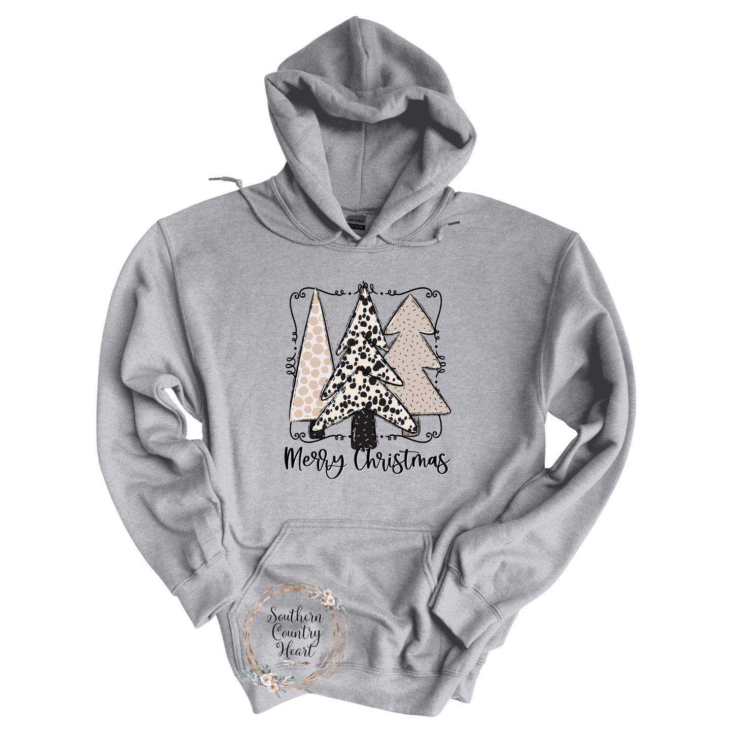 Boho Merry Christmas Sweatshirt - southerncountryheart.com