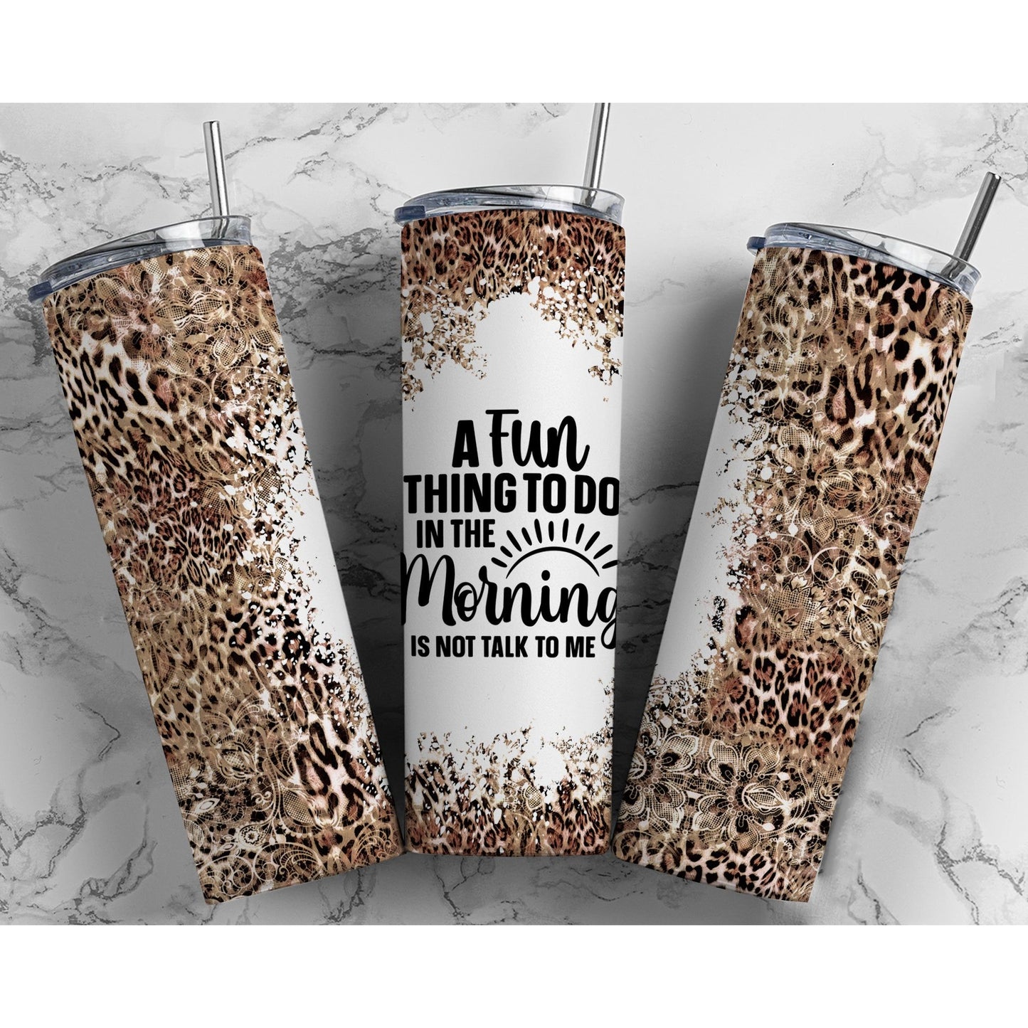 A fun Thing to do in the Morning - Skinny Tumbler
