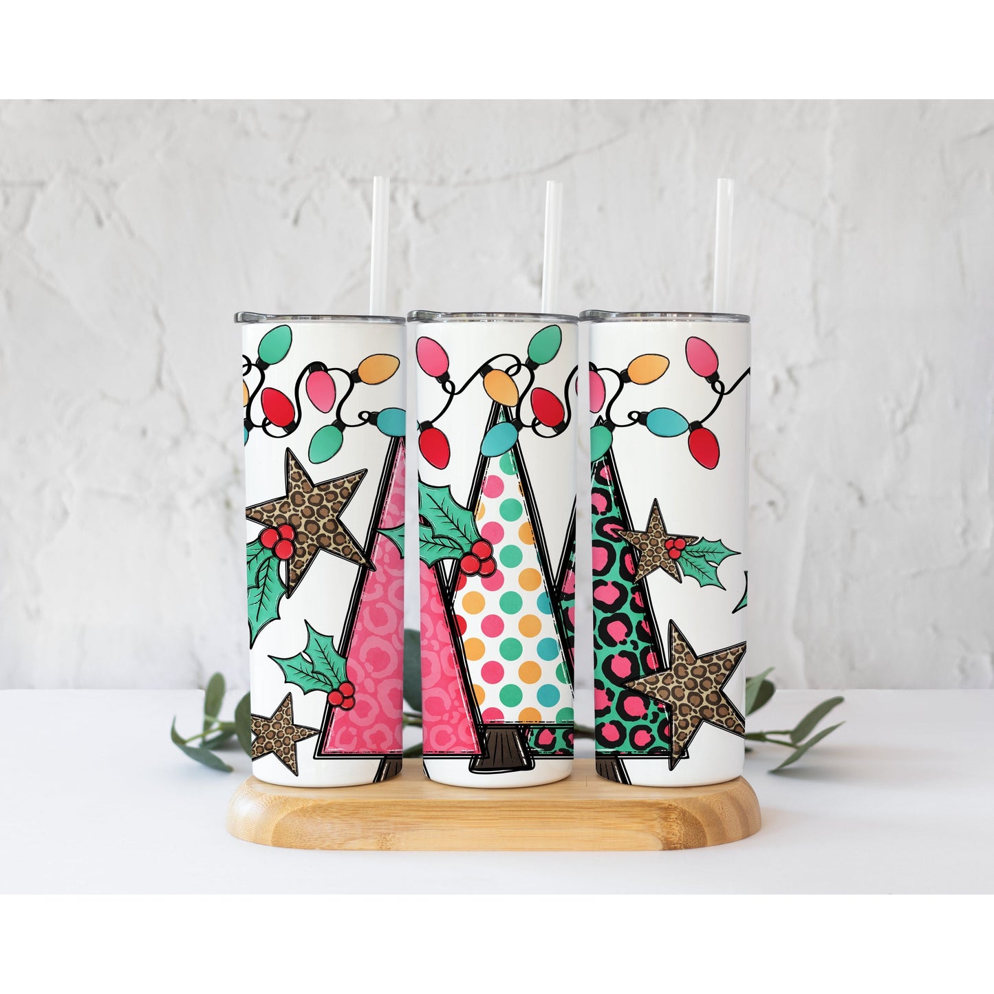 Funky Tree - Skinny Tumbler