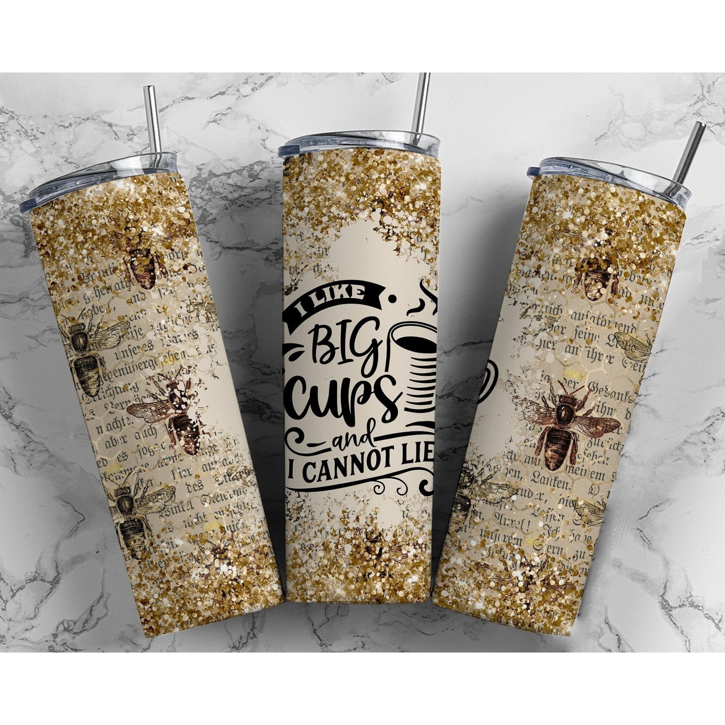 I Like Big Cups and I Cannot Lie - Skinny Tumbler