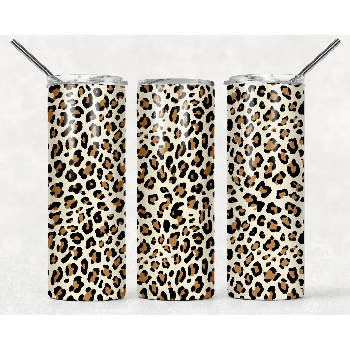 Leopard Blank - Skinny Tumbler