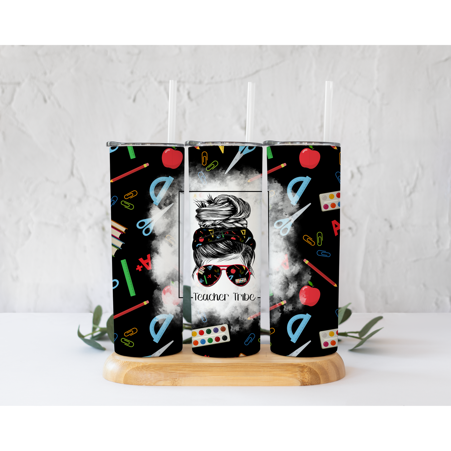 Teacher Tribe - Skinny Tumbler