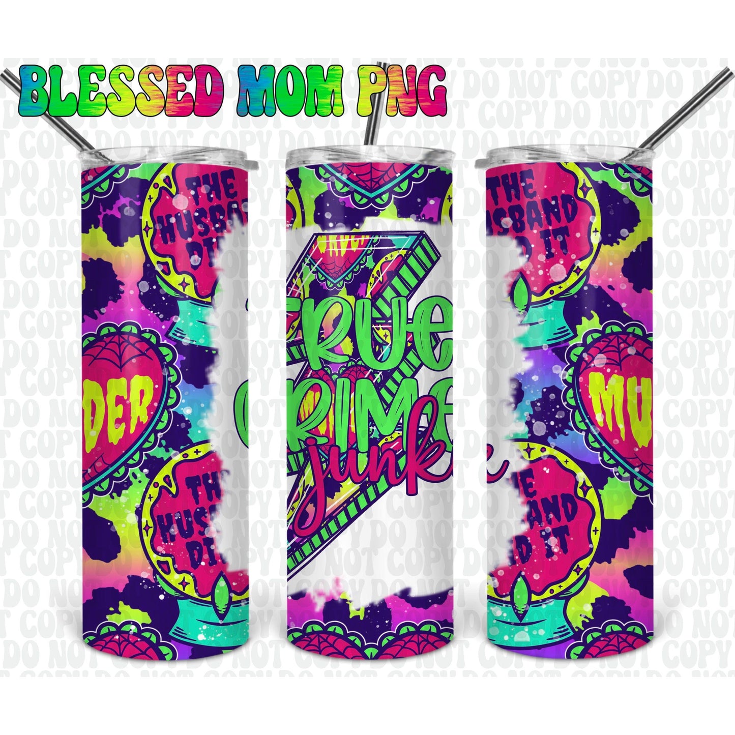 True Crime Junkie - Skinny Tumbler