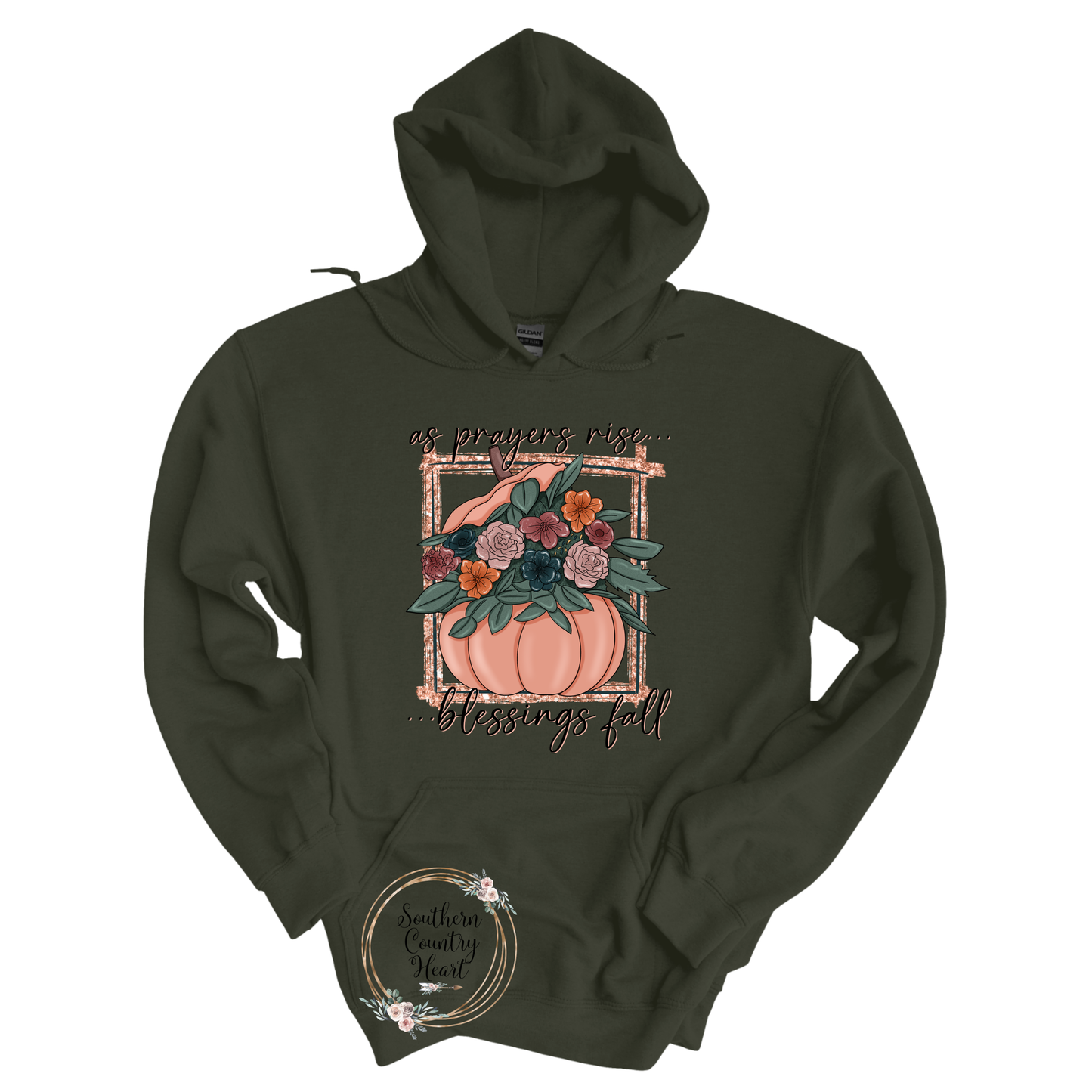 As Prayers Rise Blessings Fall Hoodie