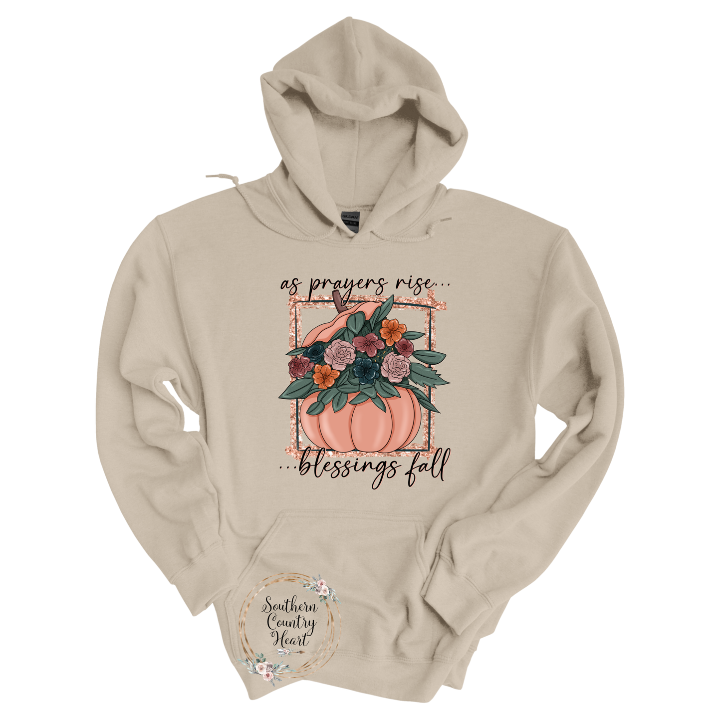 As Prayers Rise Blessings Fall Hoodie