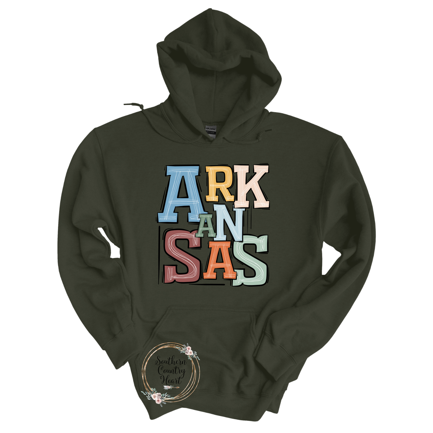 Boho Arkansas Hoodie