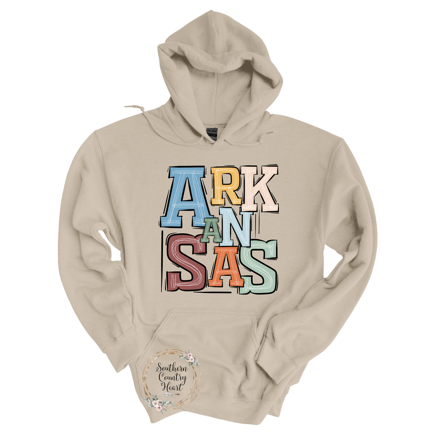 Boho Arkansas Hoodie