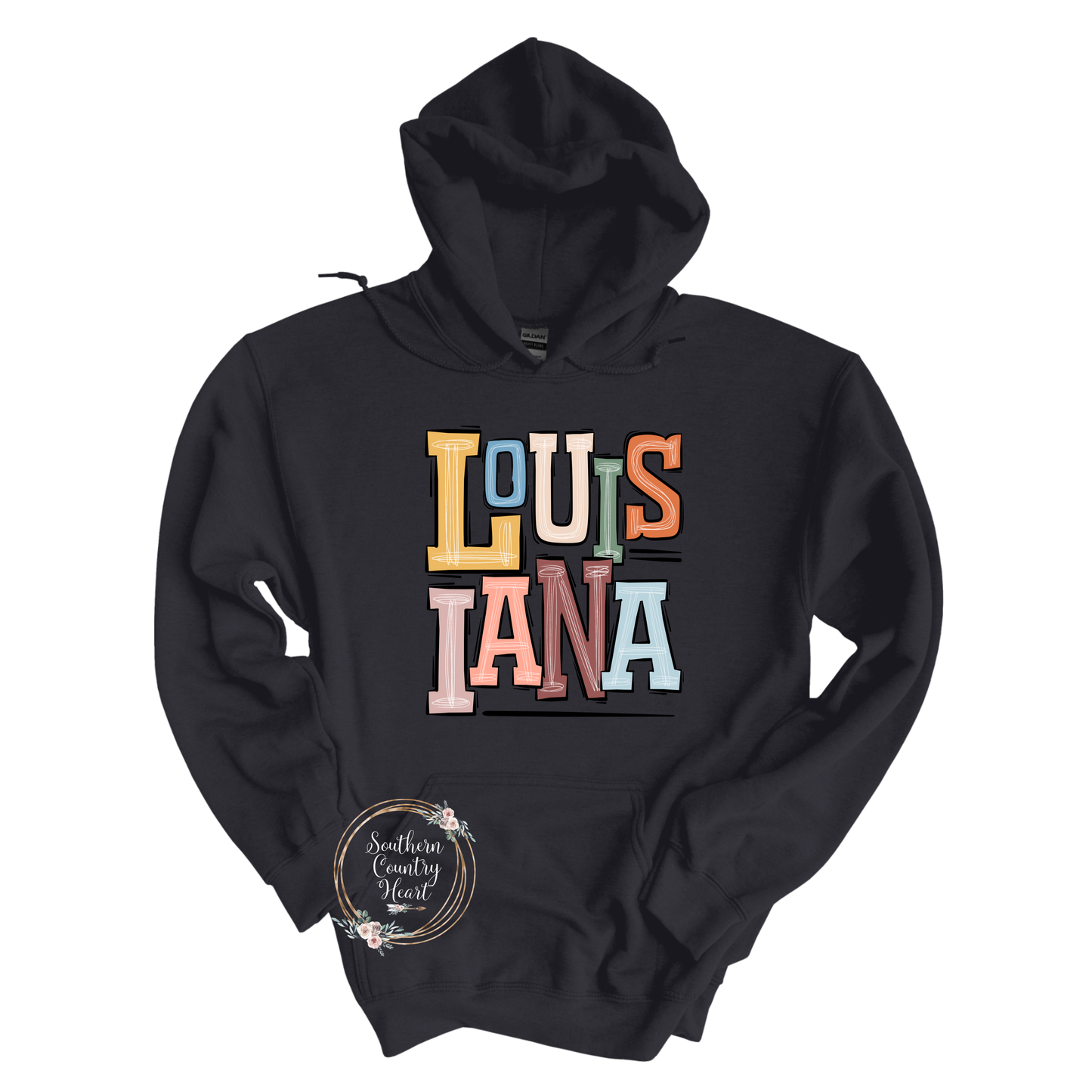 Boho Louisiana Hoodie