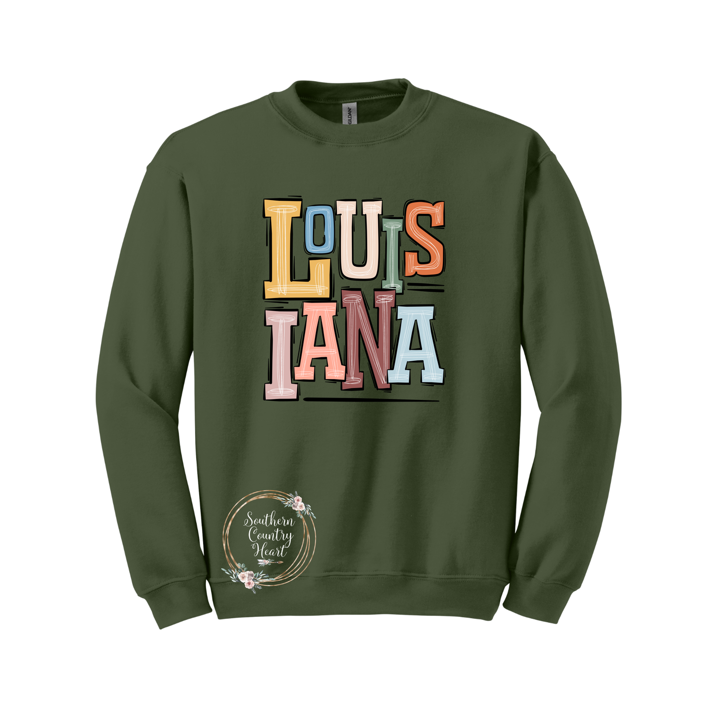 Boho Louisiana Sweatshirt