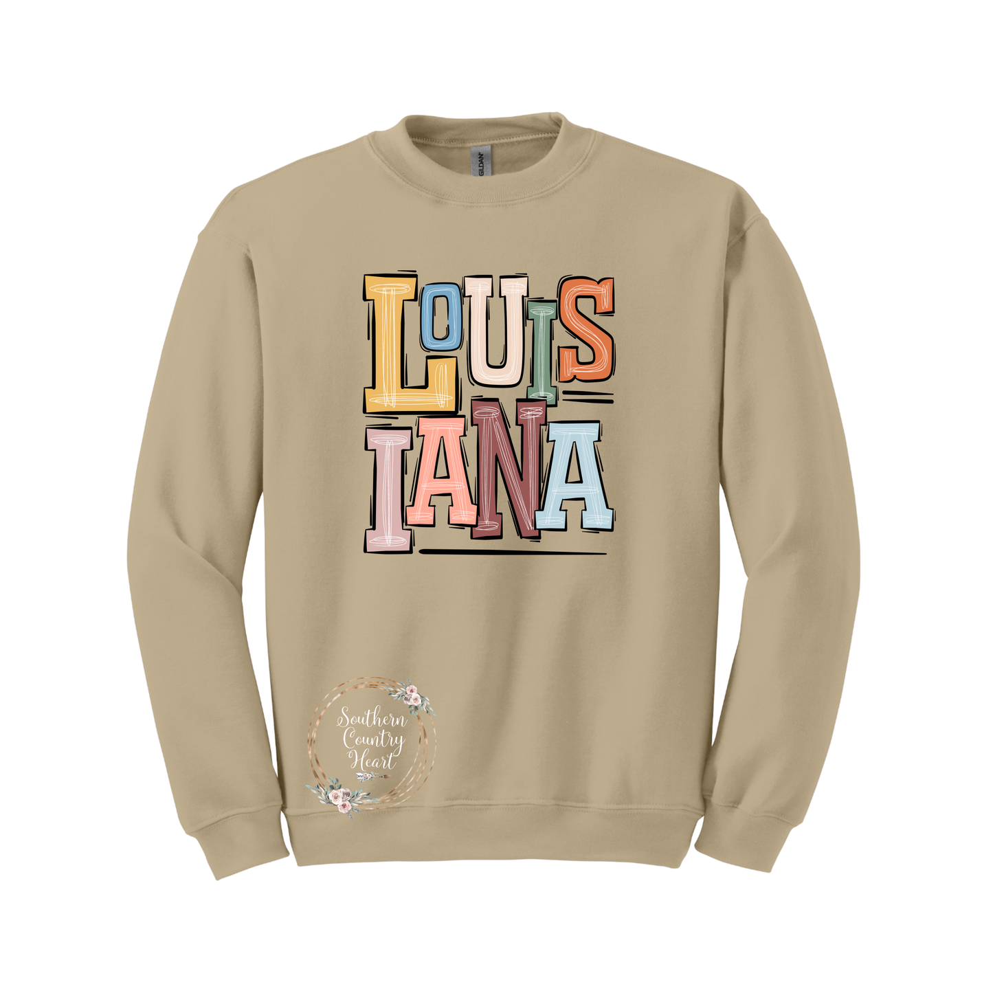 Boho Louisiana Sweatshirt