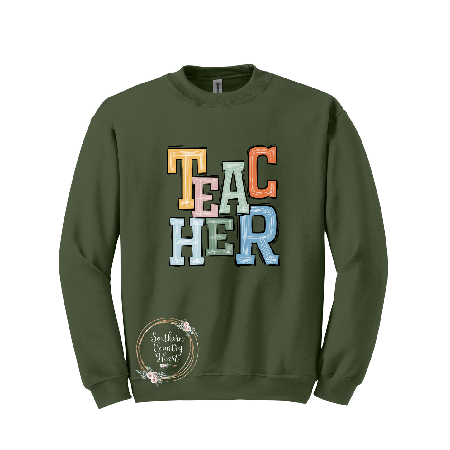 Boho Teacher Sweatshirt