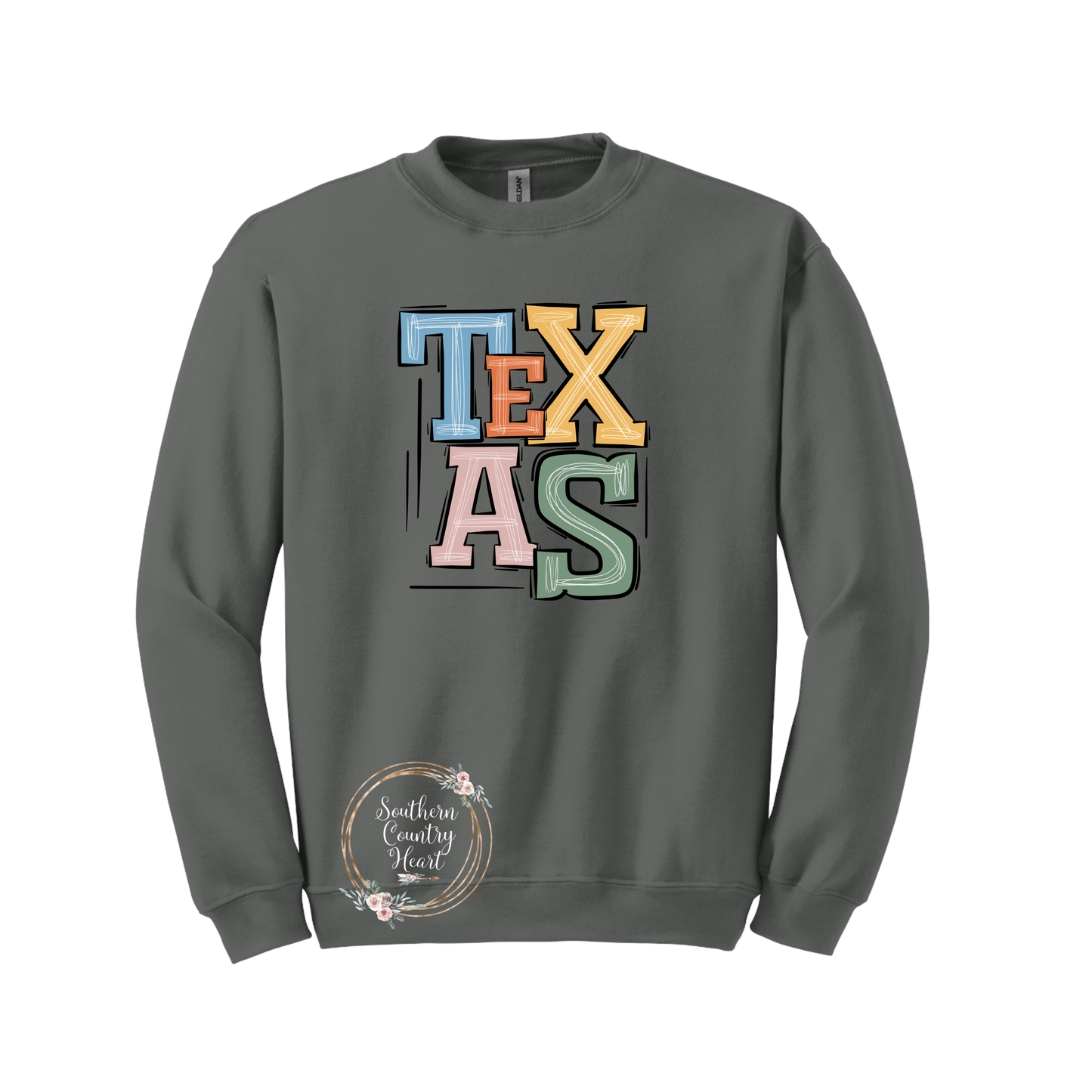 Boho Texas Sweatshirt