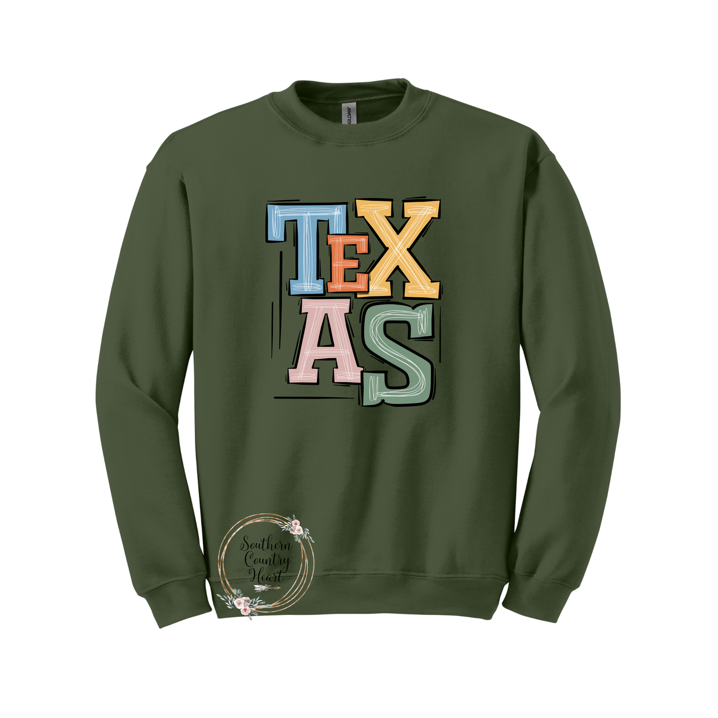 Boho Texas Sweatshirt