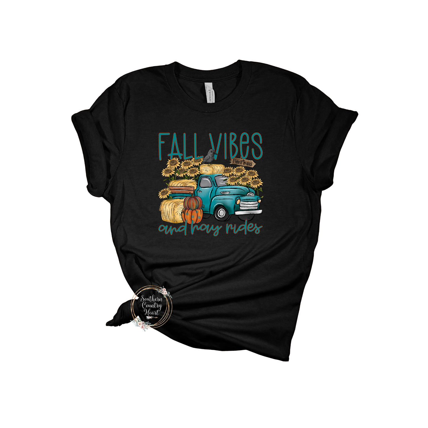 Fall Vibes & Hay Rides Tee-Shirt