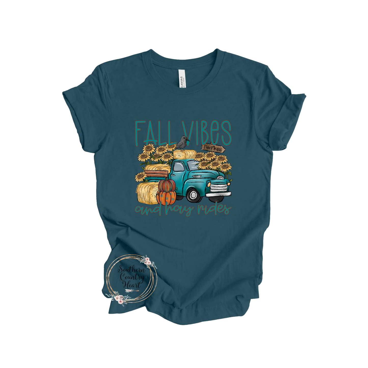 Fall Vibes & Hay Rides Tee-Shirt