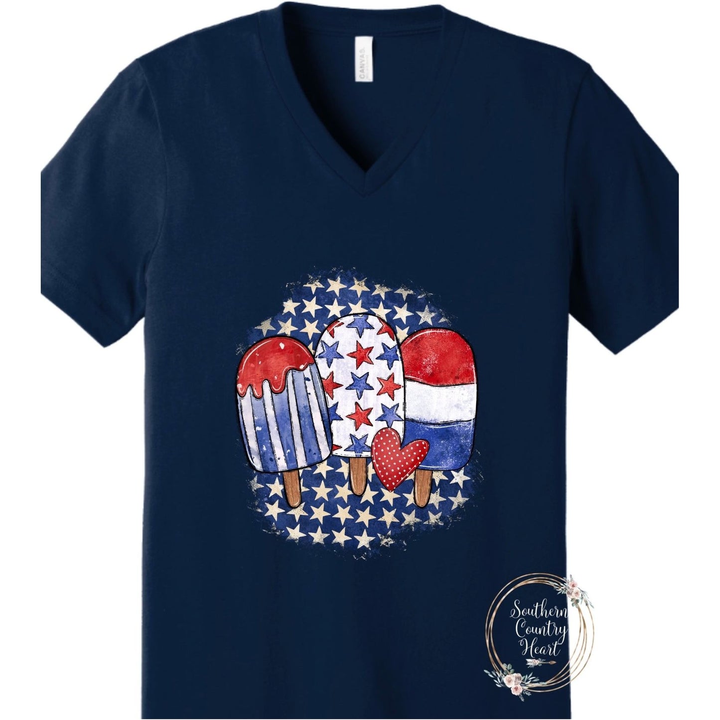 Patriotic Popsicles Trio Tee-Shirt