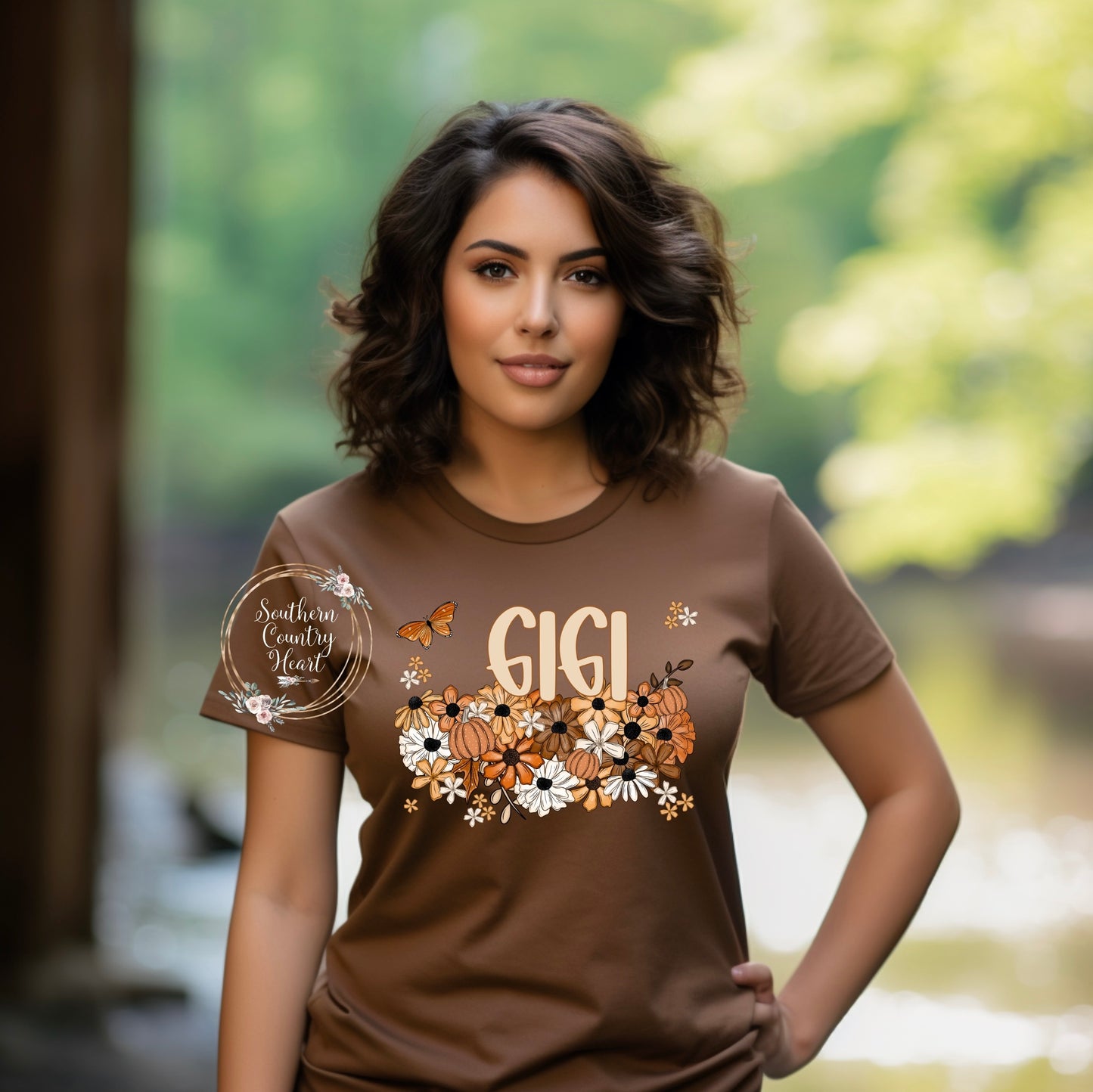 Fall Floral Gigi Tee-Shirt