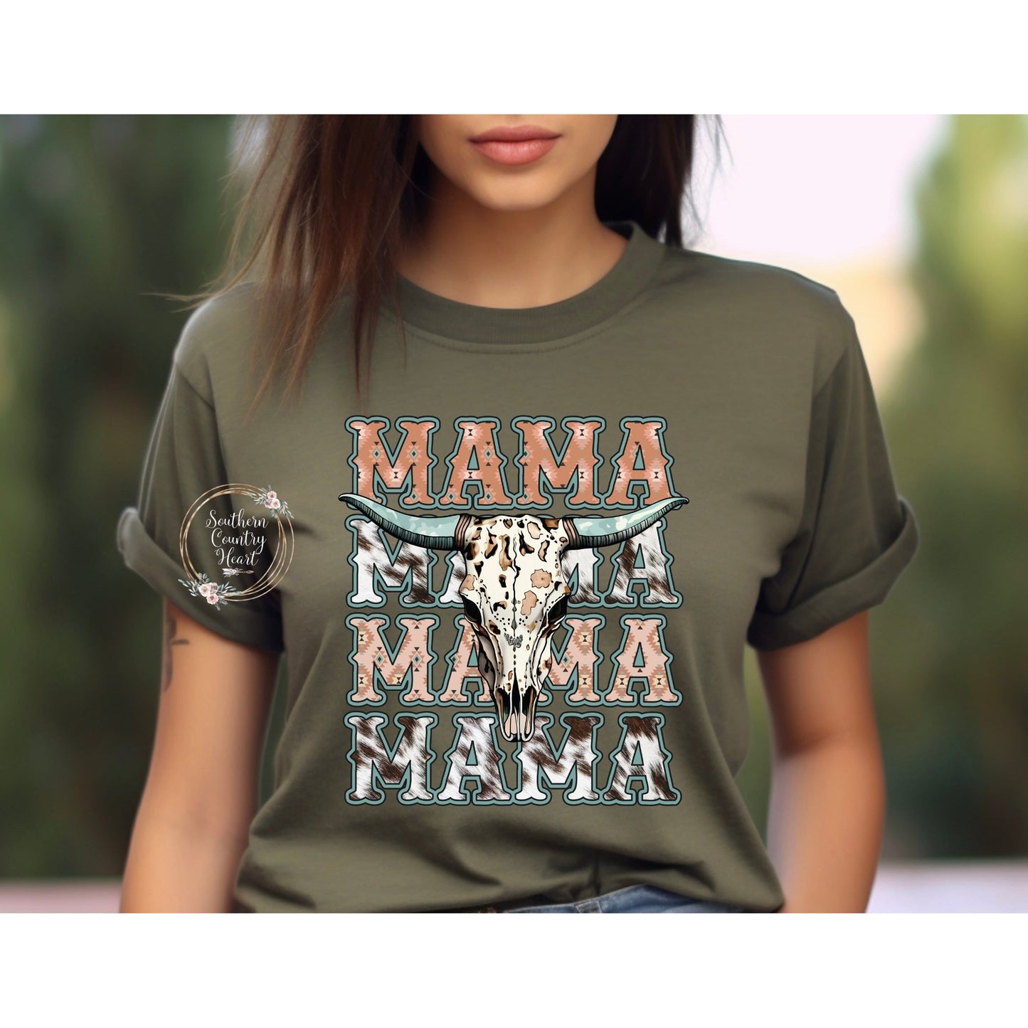 Mama Cowhide Tee-Shirt