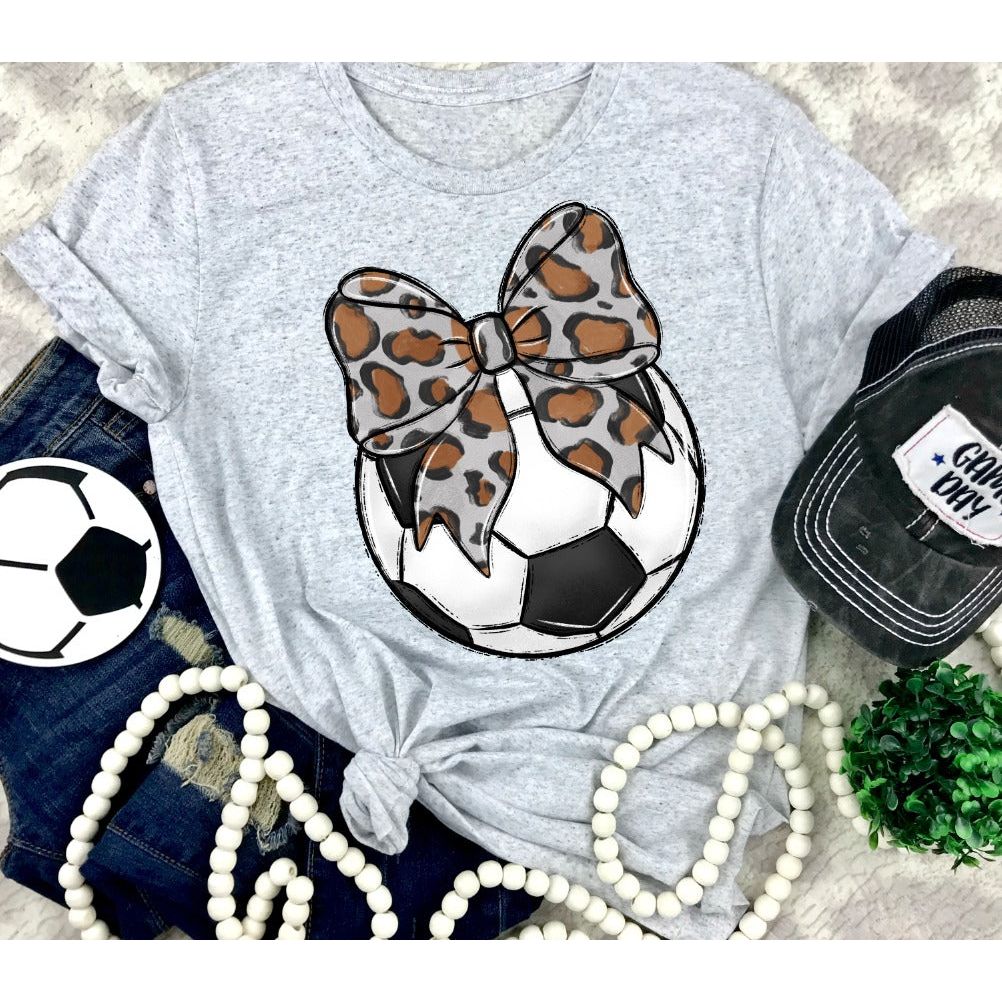 Bows and Soccer Tee-Shirt