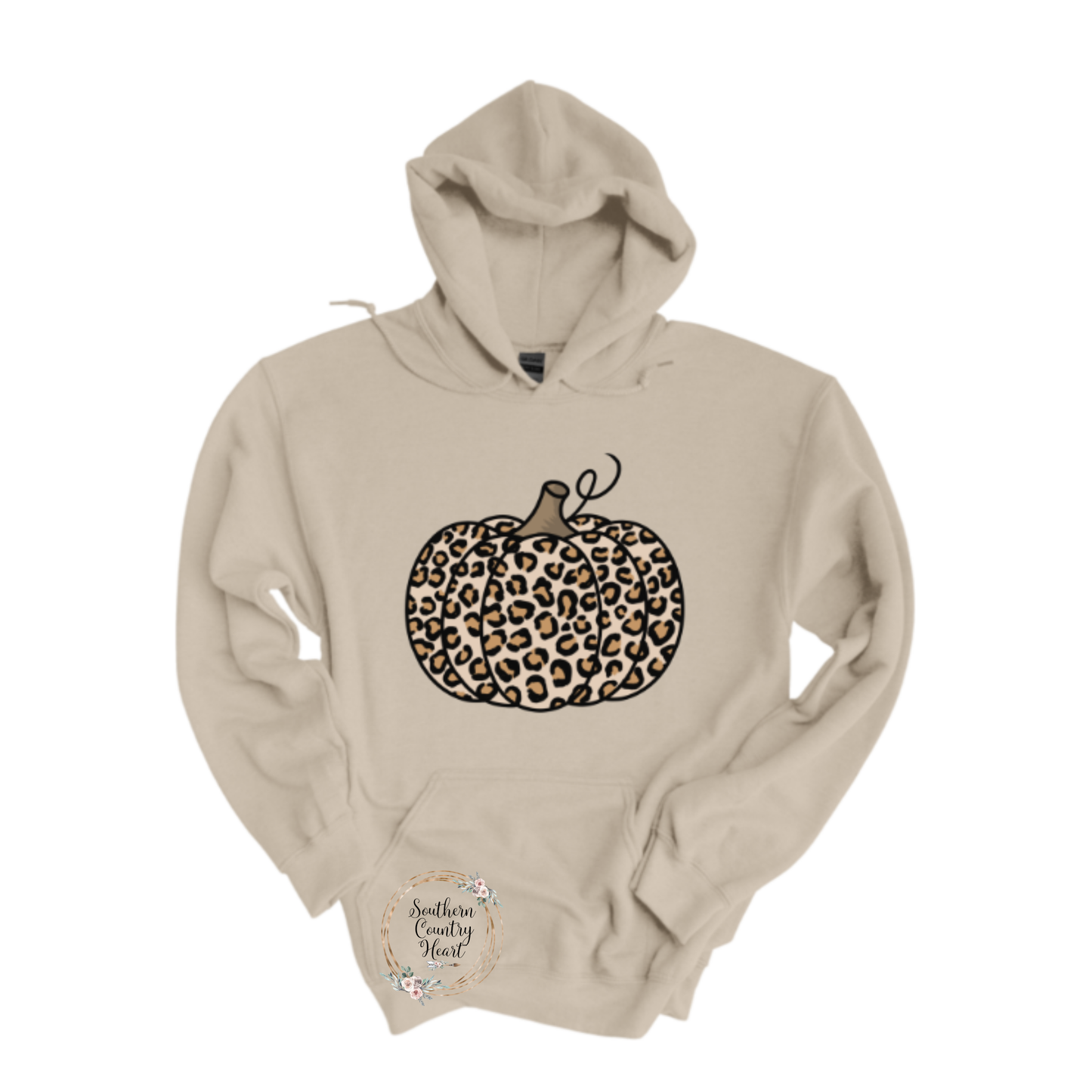 Leopard Pumpkin Hoodie