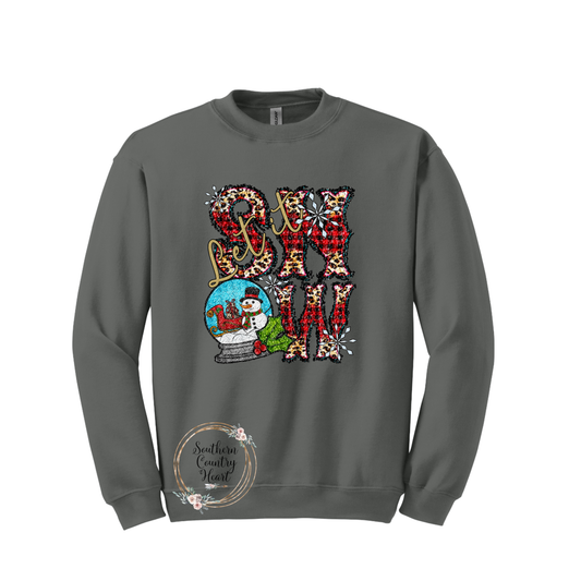 Let It Snow Snow Globe Sweatshirt