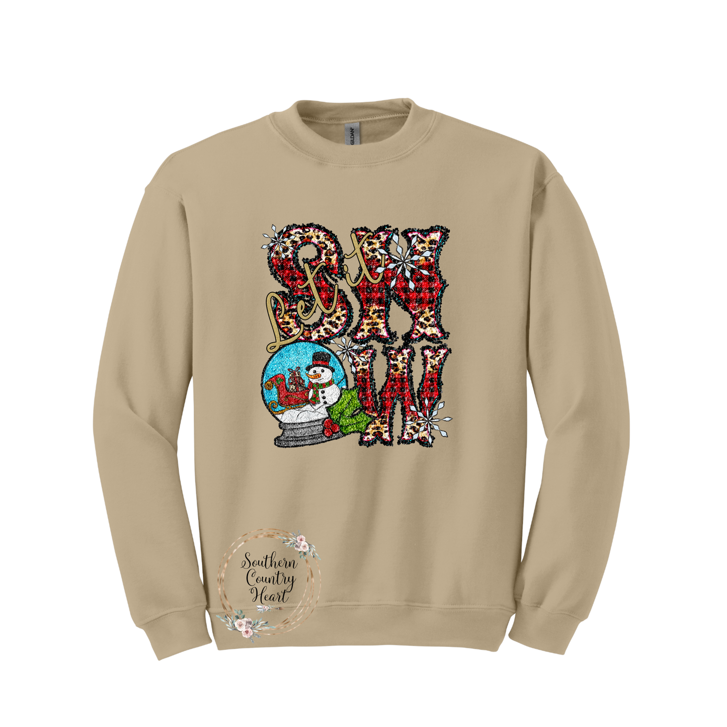 Let It Snow Snow Globe Sweatshirt