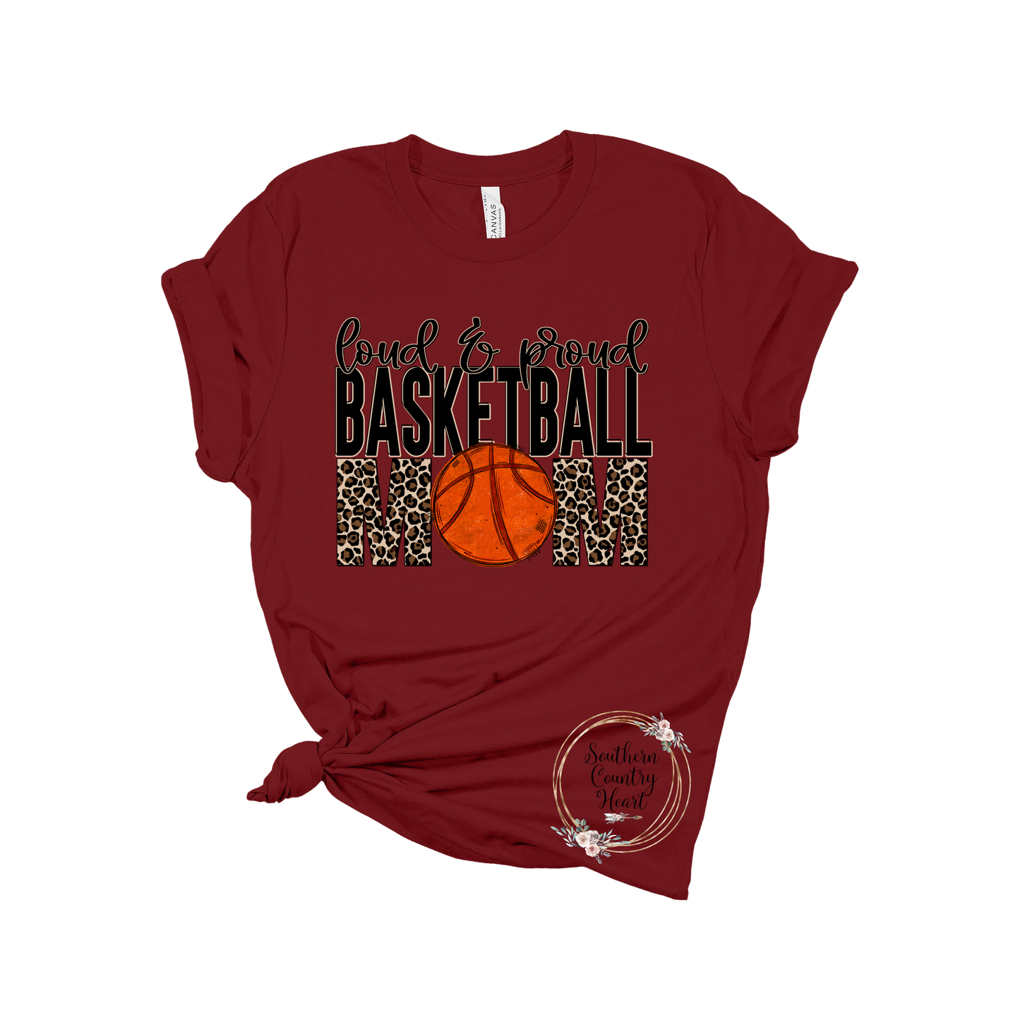 Loud & Proud Basketball Mom Tee-Shirt