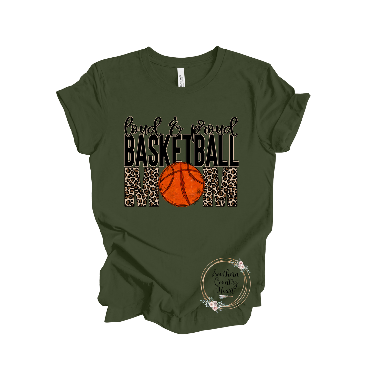 Loud & Proud Basketball Mom Tee-Shirt