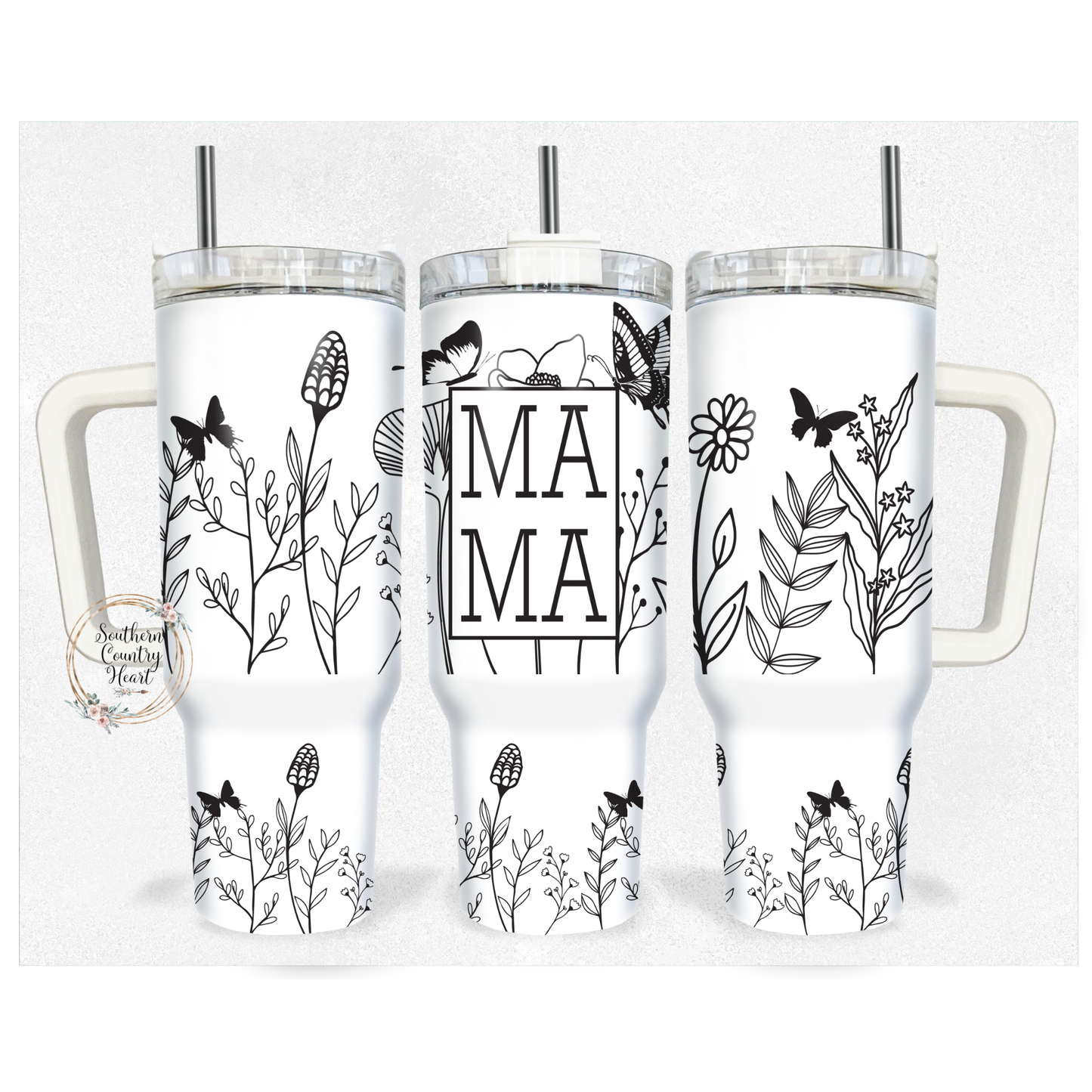 Mama Wildflower - 40oz Tumbler