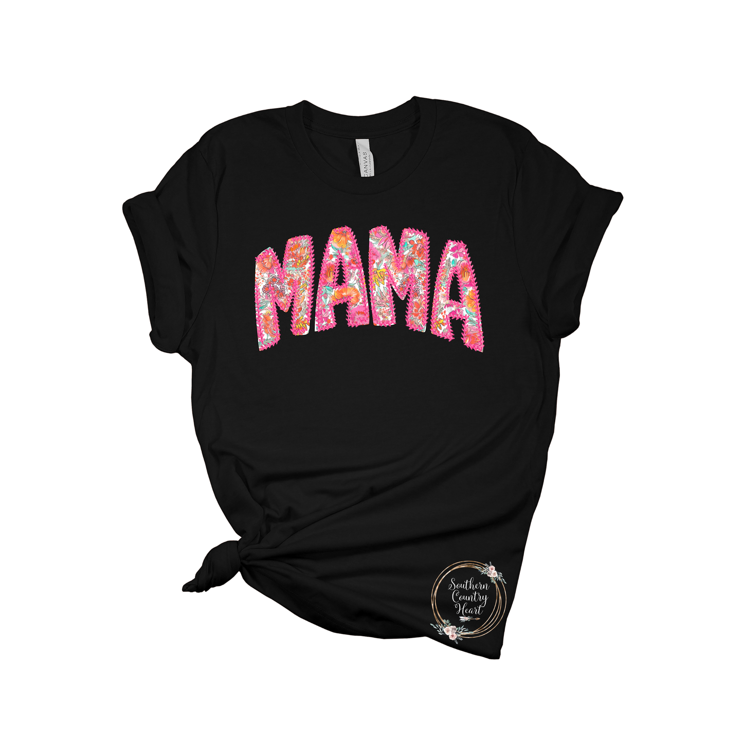 Mama Faux Stitch Tee-Shirt