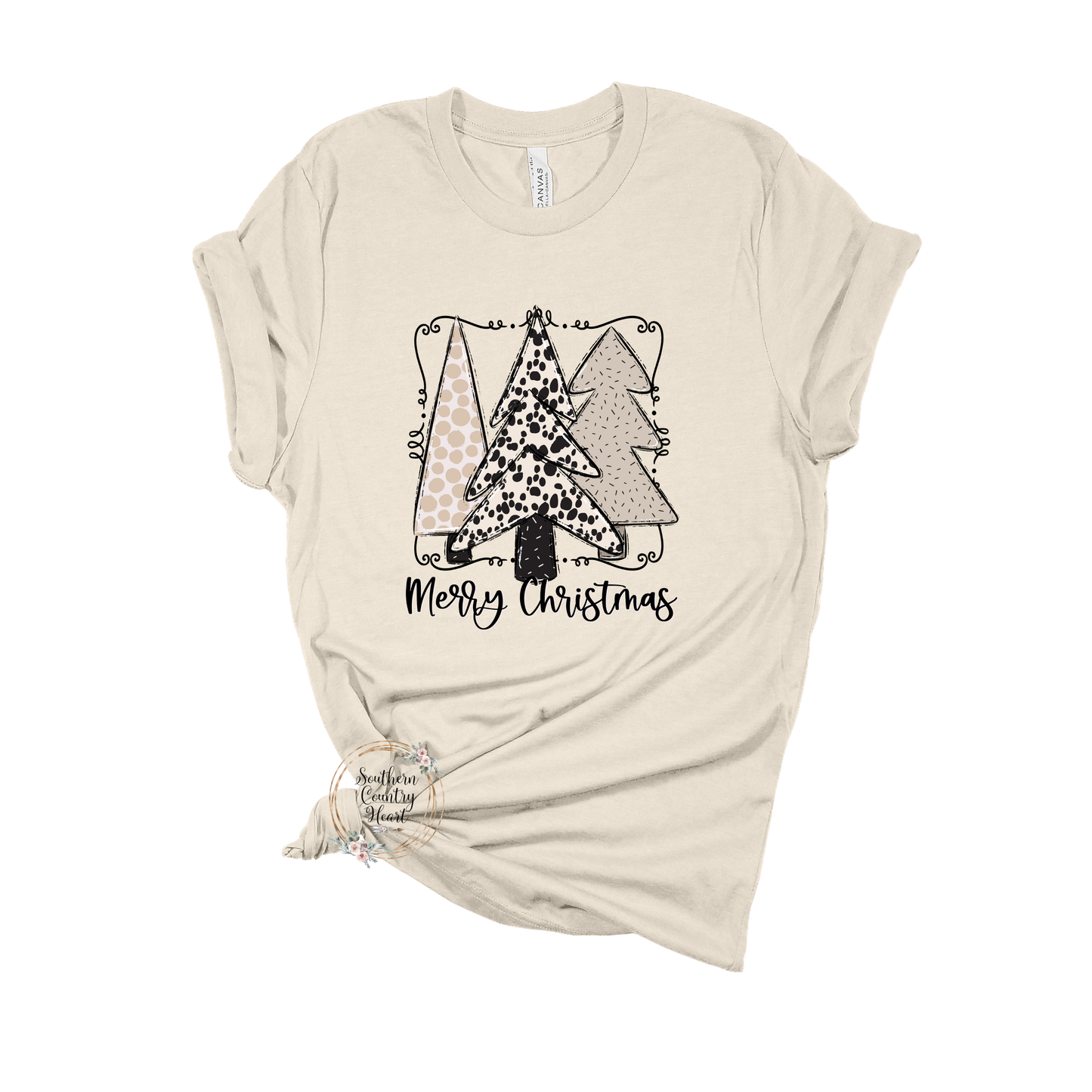 Boho Merry Christmas Tee-Shirt