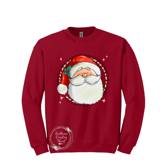 Merry Christmas Santa Sweatshirt