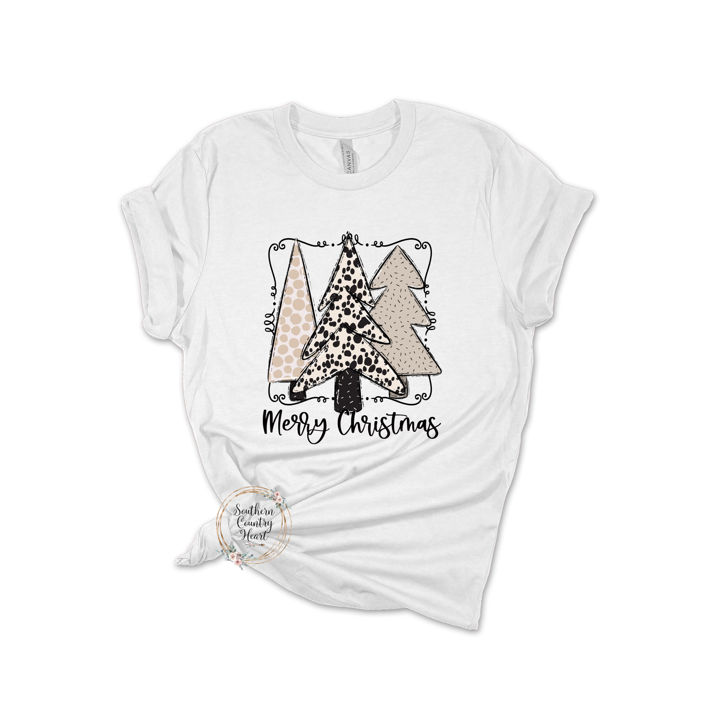 Boho Merry Christmas Tee-Shirt